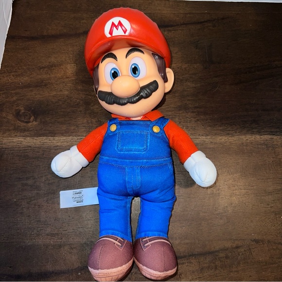 jakks pacific Other - Super Mario Bros Movie MARIO Poseable Plush Figure Jakks Pacific Toy Nintendo